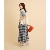 【しゃれシャツ】イージーケアチェックボリュームスカート | Green Parks  | 詳細画像6 