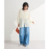 ウエストタックコクーンデニムパンツ | Green Parks  | 詳細画像12 