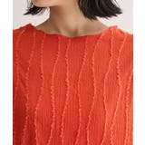 5分袖表面感カットプルオーバー | Green Parks  | 詳細画像8 