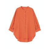 シアーチェック７分袖シャツ | Green Parks  | 詳細画像13 