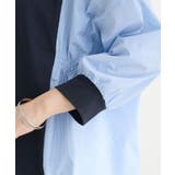 7分袖サイドシャーリングドッキングプルオーバー | Green Parks  | 詳細画像12 