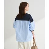 7分袖サイドシャーリングドッキングプルオーバー | Green Parks  | 詳細画像8 