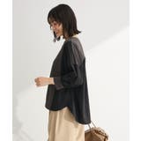 7分袖サイドシャーリングドッキングプルオーバー | Green Parks  | 詳細画像17 