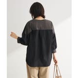 7分袖サイドシャーリングドッキングプルオーバー | Green Parks  | 詳細画像18 