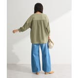 7分袖サイドシャーリングドッキングプルオーバー | Green Parks  | 詳細画像21 