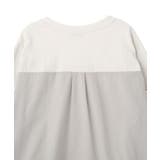 7分袖サイドシャーリングドッキングプルオーバー | Green Parks  | 詳細画像31 