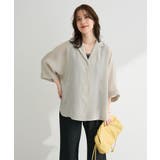 開襟シアーシャツジャケット | Green Parks  | 詳細画像6 