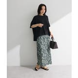 柄プリーツスカート | Green Parks  | 詳細画像2 