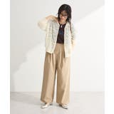 フラワー柄チュールブルゾン | Green Parks  | 詳細画像3 