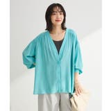 リブドッキングシアーシャツ | Green Parks  | 詳細画像5 