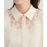 オーガン刺繍比翼シャツ | Green Parks  | 詳細画像10 