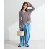 ライトデニムワイドパンツ | Green Parks  | 詳細画像10 