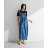 インディゴ | ライトデニムキャミワンピース | Green Parks 