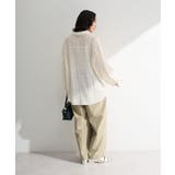 長袖レースシャツ | Green Parks  | 詳細画像4 