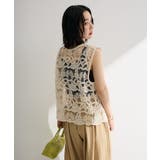 レース刺繍ベスト | Green Parks | 詳細画像7