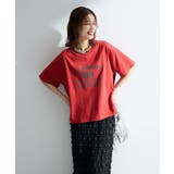 レッド | 【適ON】汗染み防止ボックスロゴTシャツ | Green Parks