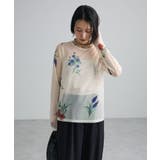 【WEB限定】フラワープリントシアーロンTEEⅡ | Green Parks | 詳細画像5
