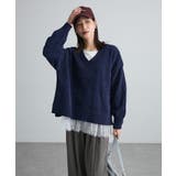 【WEB限定カラーあり】モールVネックニットプルオーバー | Green Parks | 詳細画像20