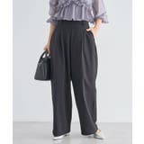 ブラック | タックワイドスウェットパンツ | Green Parks 