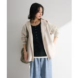 ヘンリーネックレイヤードニットプルオーバー | Green Parks  | 詳細画像10 