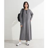 ヘンリーネックワンピース | Green Parks  | 詳細画像6 