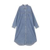 インディゴ | シアーデニムシャツワンピース | Green Parks