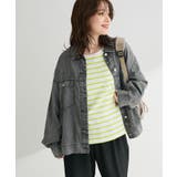 ブラック | シアーデニムシャツGジャン | Green Parks 