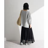 七分袖ロゴ裏毛プルオーバー | Green Parks  | 詳細画像4 