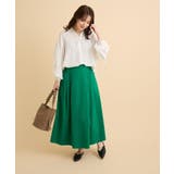 綿混やわらかタッチタックスカート | Green Parks | 詳細画像2
