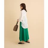 綿混やわらかタッチタックスカート | Green Parks | 詳細画像3
