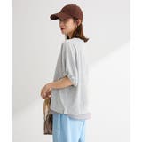袖ドロストシアー裏毛ドッキングプルオーバー | Green Parks | 詳細画像6