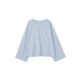 サックスブルー | 刺しゅう入りドルマンロンTEE | Green Parks 