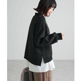 カットスエード抜け衿プルオーバー | Green Parks  | 詳細画像6 