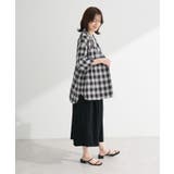 チェック5分袖ジャケット | Green Parks  | 詳細画像9 