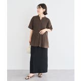 マジョリカプリーツスキッパーブラウス | Green Parks | 詳細画像16