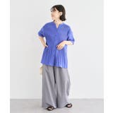 マジョリカプリーツスキッパーブラウス | Green Parks | 詳細画像21