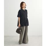 マジョリカプリーツスキッパーブラウス | Green Parks | 詳細画像5