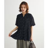 フラワー | マジョリカプリーツスキッパーブラウス | Green Parks