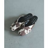 ブラウン | RUPIS.アニマル柄スクエアトゥミュール | Green Parks 