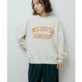 杢ホワイト | オーバーサイズロゴ裏毛プルオーバー | Green Parks