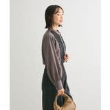 ・ELENCARE DUE フロントレースブラウス | Green Parks | 詳細画像6