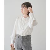 ・ELENCARE DUE フロントレースブラウス | Green Parks | 詳細画像15