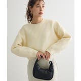 アイボリー | ・ELENCARE DUE ジャカードショートニット | Green Parks 