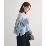 ブルー | ・Petit Fleur ブークレワイドニット | Green Parks 