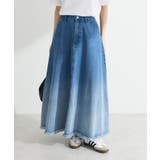 ・SUGAR SPOON グラデーションデニムスカート | Green Parks | 詳細画像1