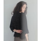 ■ESCARシアーギンガムシャーリングカーディガン | Green Parks | 詳細画像4