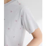 ・DOUBLE FLAGS ハート総柄刺繍TEE | Green Parks | 詳細画像8