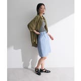 ・ELENCARE DUEシアーボリュームスリーブシャツ | Green Parks | 詳細画像13