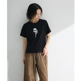 ・DOUBLE FLAGS ローズチェーン刺繍TEE | Green Parks | 詳細画像5