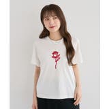 ・DOUBLE FLAGS ローズチェーン刺繍TEE | Green Parks | 詳細画像20